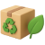 Sustainable-packaging icon